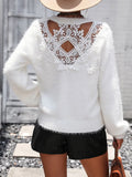 Load image into Gallery viewer, Petals Lace Floral Sweater