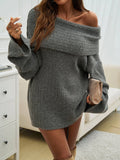Load image into Gallery viewer, Off-Shoulder Oversized Sweater