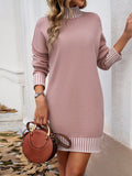 Load image into Gallery viewer, Striped Mini Sweater Dress